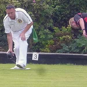 Steve Randell during the Semi-Finals of the P & D Pairs Competition held on Saturday 31st August 2019, which they subsequently went on to win. They lost out on the final. Hard luck lads, better luck next time.