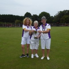 Ladies Pairs - Winners Jayne Sippitts & Jo Doherty