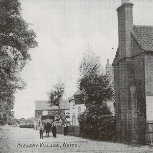 Bleasby Village Fishermans Rest and Court Cottage c 1905