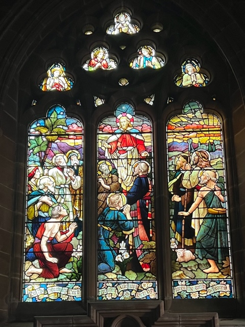 Our beautiful stained glass window