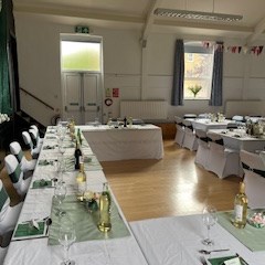 The wedding top table