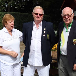 Mixed Pairs Runners up Sue and Kenny