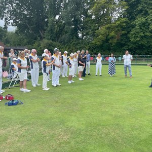 Bourne on bowls (Photo: Mike Wakeling)