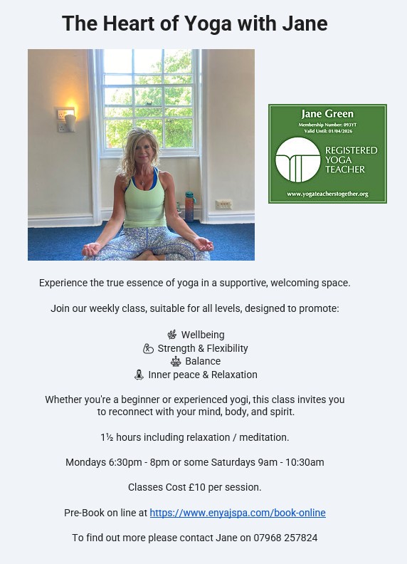 Talaton Parish Hall The Heart of Yoga