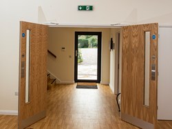 Doors to foyer