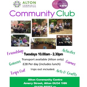 Alton Community Centre Day Centre Community Club