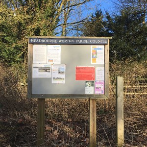 Newly refurbished noticeboards, January 2017