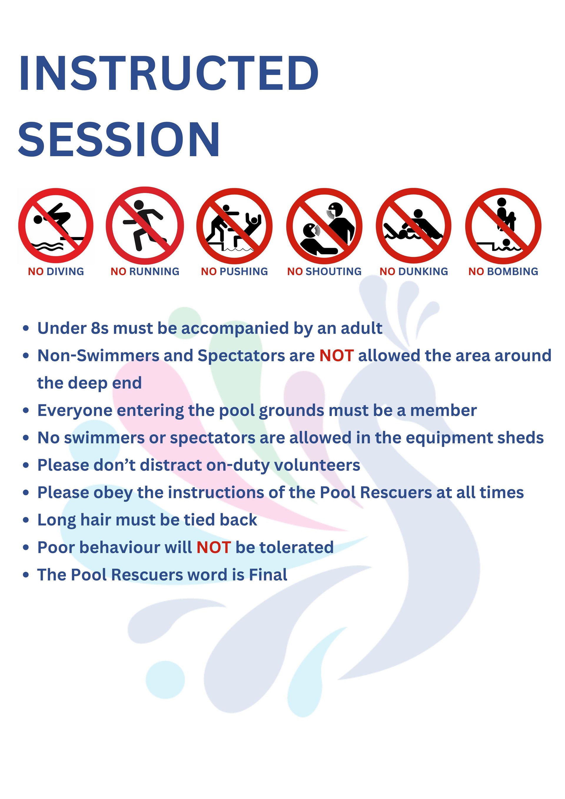 Lordsfield Swimming Club Instructed Sessions