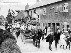 May Day Parade in Post Office Lane about 1910