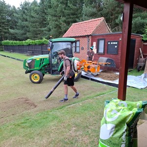 4th Sep 2024 Scarifying the Green