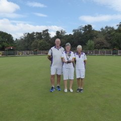 Mixed Pairs - Winners Pete Hancox & Steph Greenwell