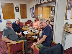 Quiz winners Bernard family and frriends well done Bernard doing Quiz next week