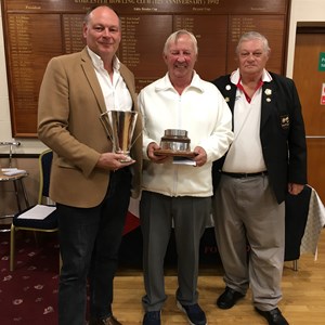 Mens Pairs Winners, Brian Lees and Clive Hall.