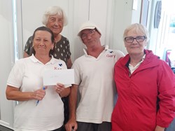 Runners Up 'It Could have Been 7' with President Annette Oliver.