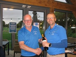 Mike's knee op seems to have helped his golf winning the Andy Reilly memorial trophy