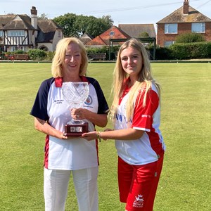 Ladies Pairs Winners
