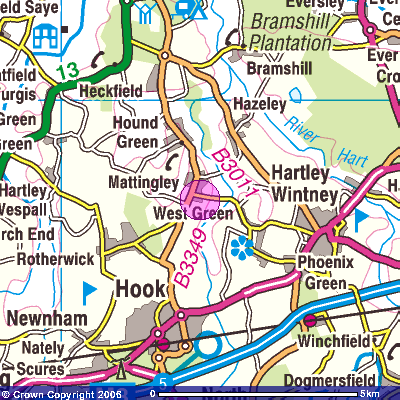 Get-a-map service. Image reproduced with kind permission of Ordnance Survey and Ordnance Survey of Northern Ireland.