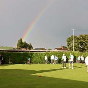 Just a hint of a double rainbow ...
