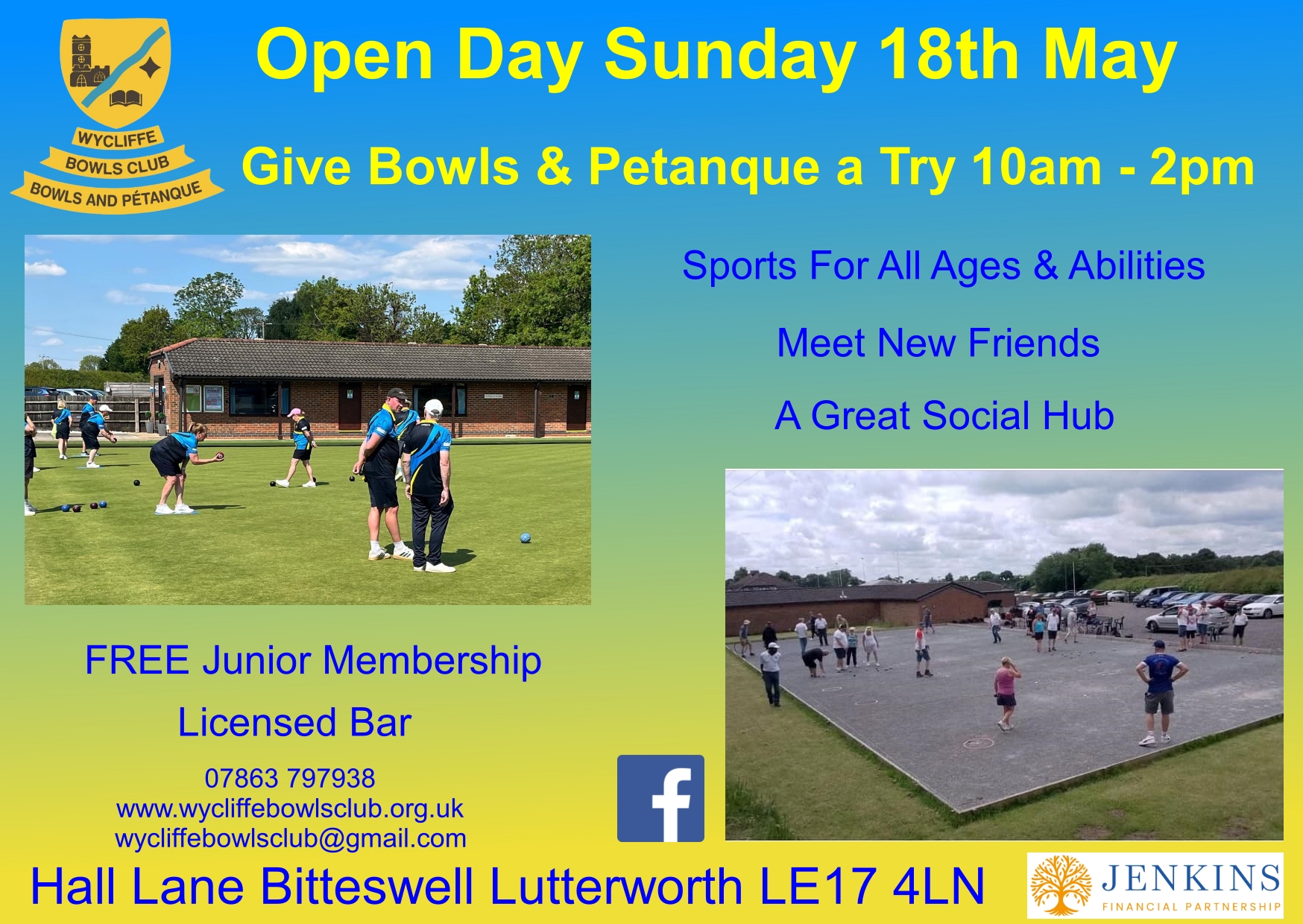 Wycliffe Bowls Club Home Wycliffe Bowls Club Home