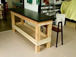 The workbench we made