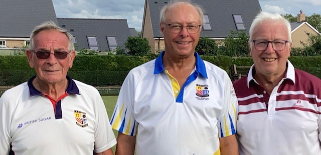 Last gasp winners - Chris Middleton, Paul Galloway and Bob Warters Last gasp winners - Chris Middleton, Paul Galloway and Bob Warters