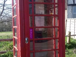 Postling phone kiosk restoration BEFORE