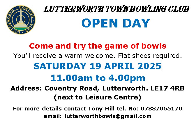 Lutterworth Town Bowling Club Home