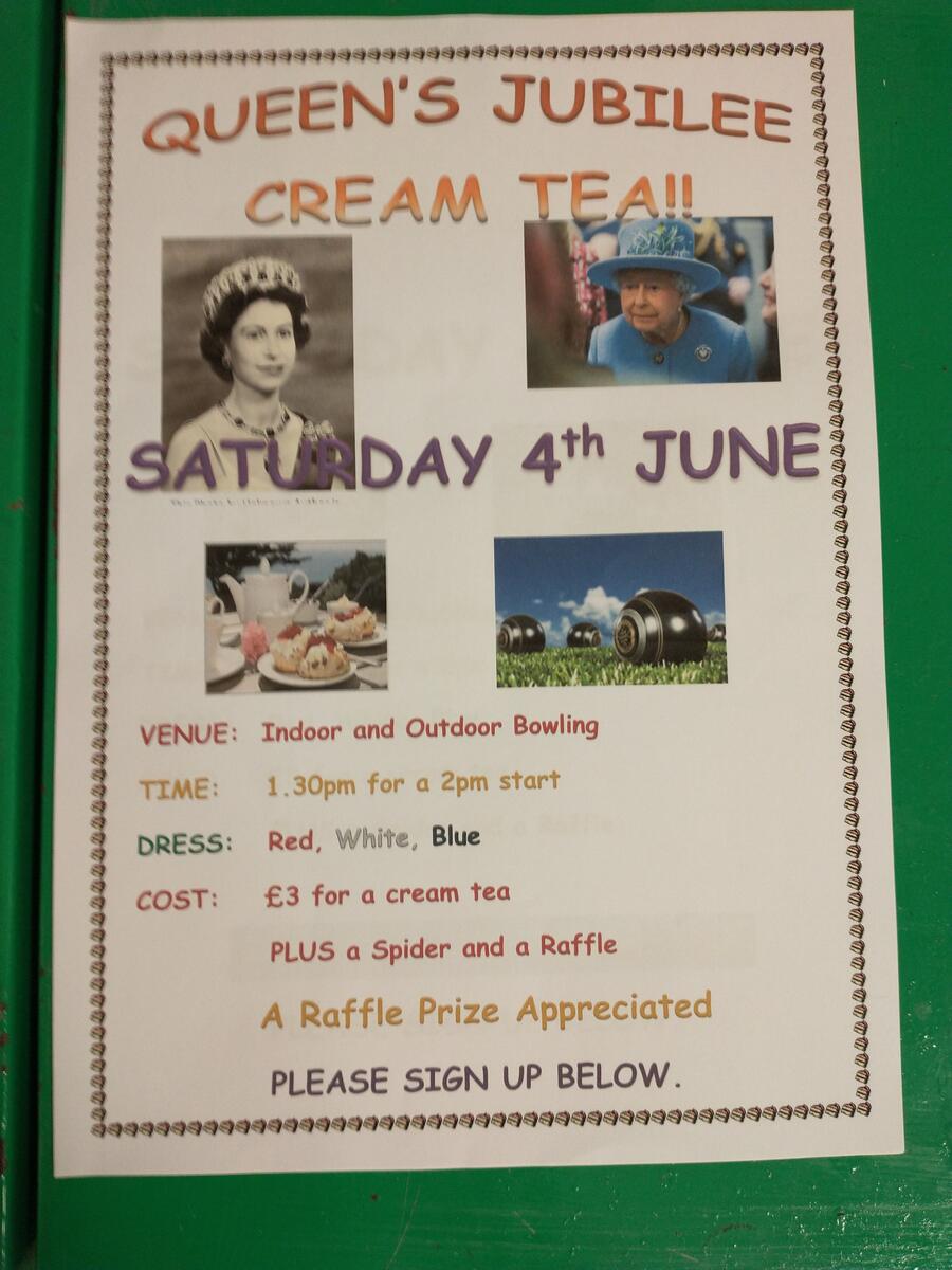 Queen's Jubilee Cream Tea