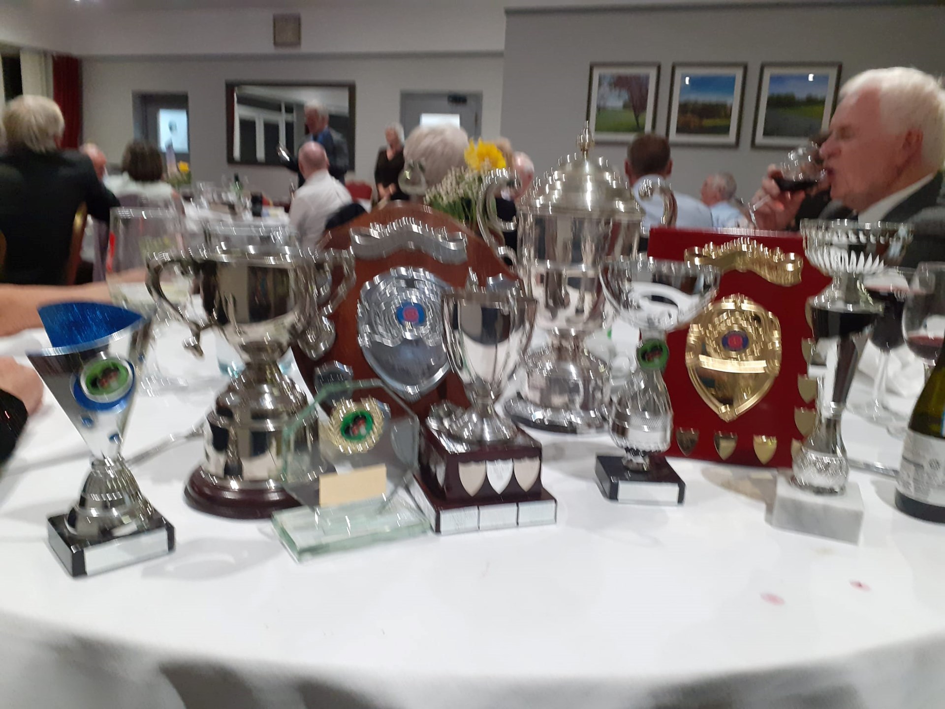 TROPHIES READY FOR PRESENTATION EVENING TROPHIES READY FOR PRESENTATION EVENING