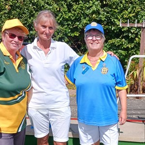 Vanessa Wright (Denmead BC)  & Jo Mills Champion of Champions  Semi-Final with Carol Goodwin (marker)19.8