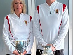 Jane & Kevin EBF Mixed Pairs Winners 2025