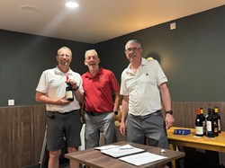 Yes Mike had to get in on the act winning one of the nearest the pins!