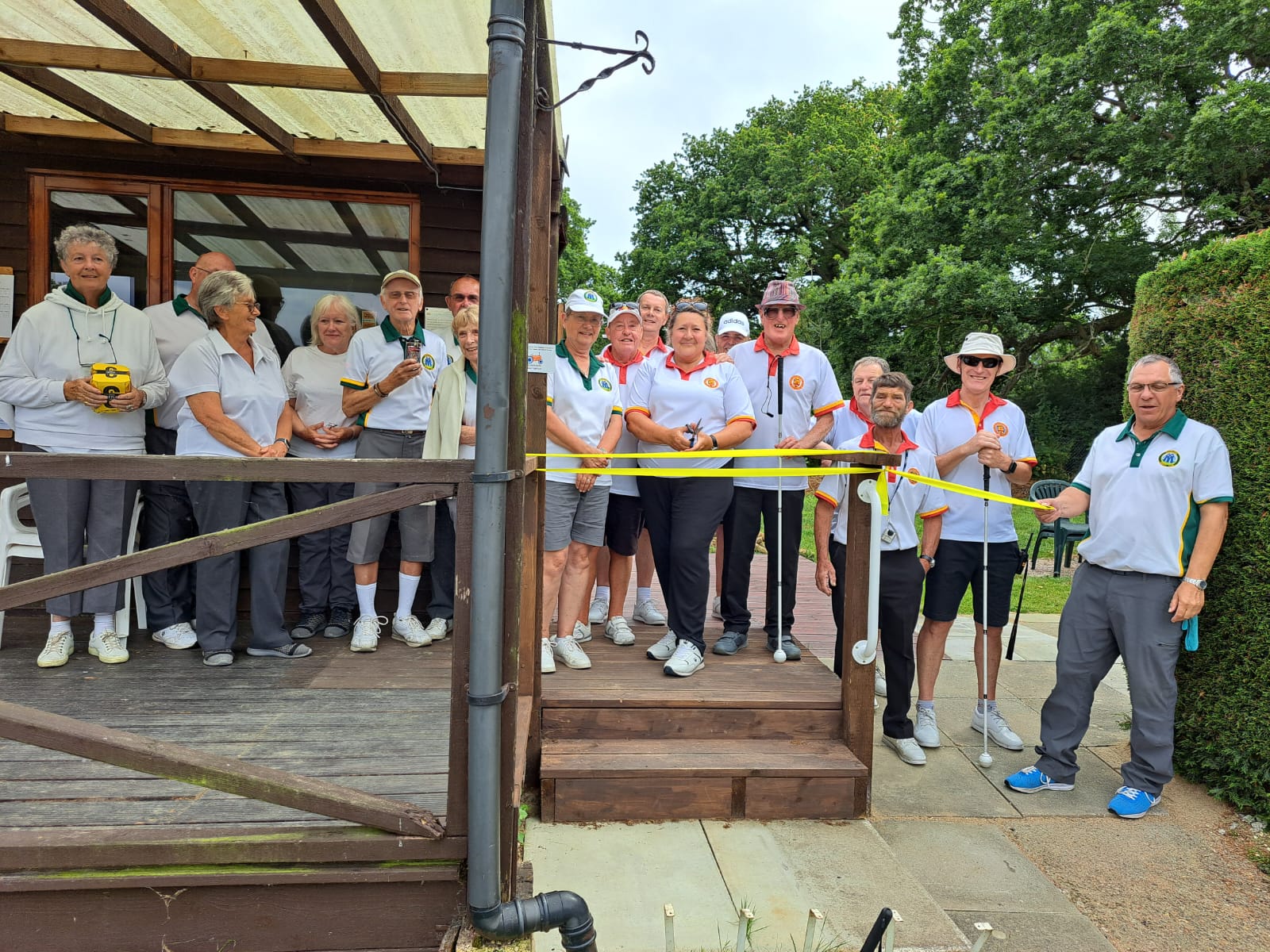 official opening of new slope and steps