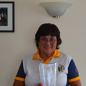 Ladies' singles champion