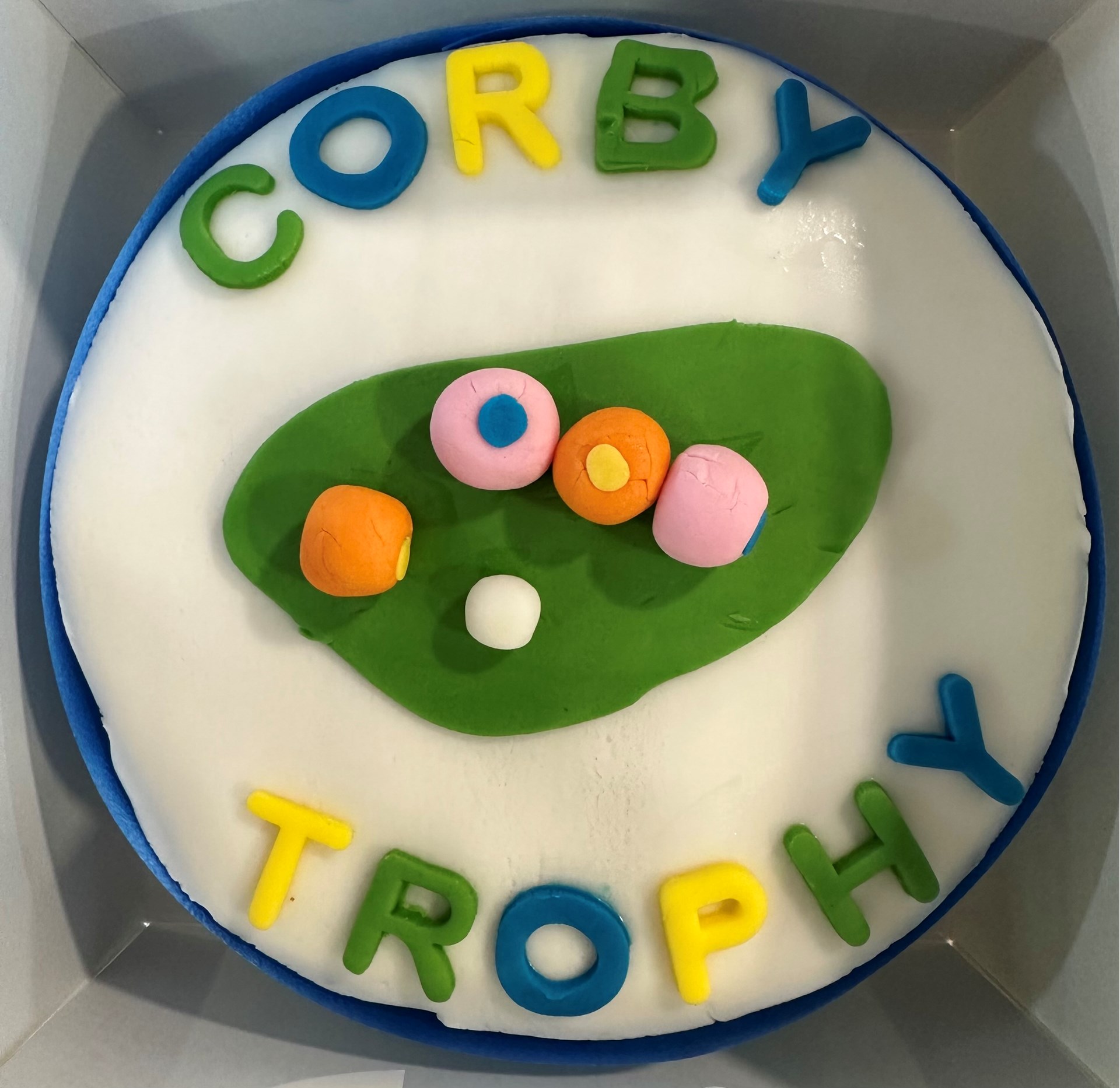 Cake won by its baker Stuart Cake won by its baker Stuart