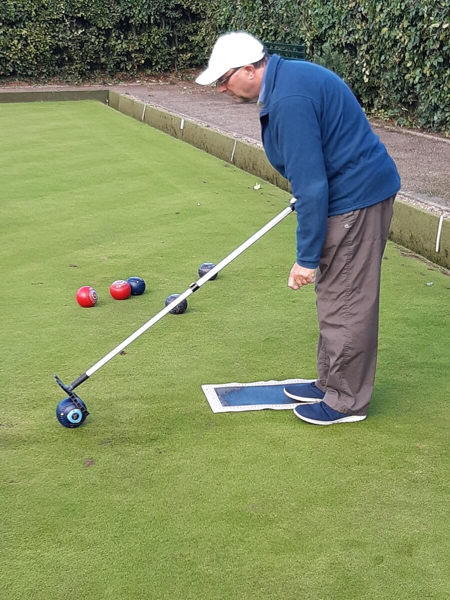 The club purchased two launchers, these will help with any bowler who have problems with getting low for the delivery and with arm and shoulder problems. As the game of bowls is a sport for all, there should not be any concerns with playing bowls.