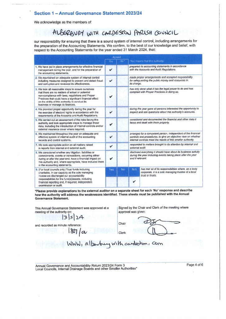 Annual Governance Statement