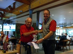 Tim wins the Zsibrita trophy on countback