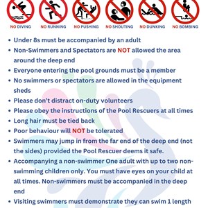 Lordsfield Swimming Club Club Rules