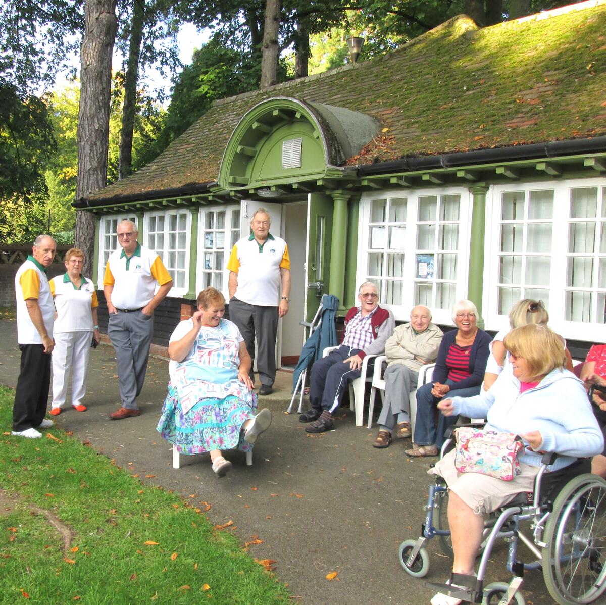 Having a laugh with our tea ladies Having a laugh with our tea ladies