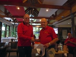 Alan takes the nearest the pin award with a remarkable 41'.