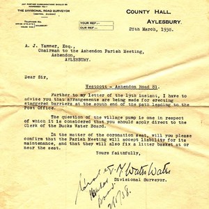 Ashendon Parish Council Historic Documents