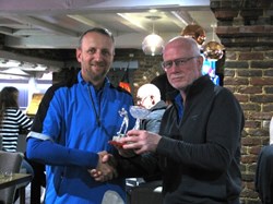 Ian wins the Zsibrita trophy held over from The Springs outing