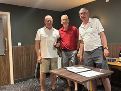 Alan one of the nearest the pin winners