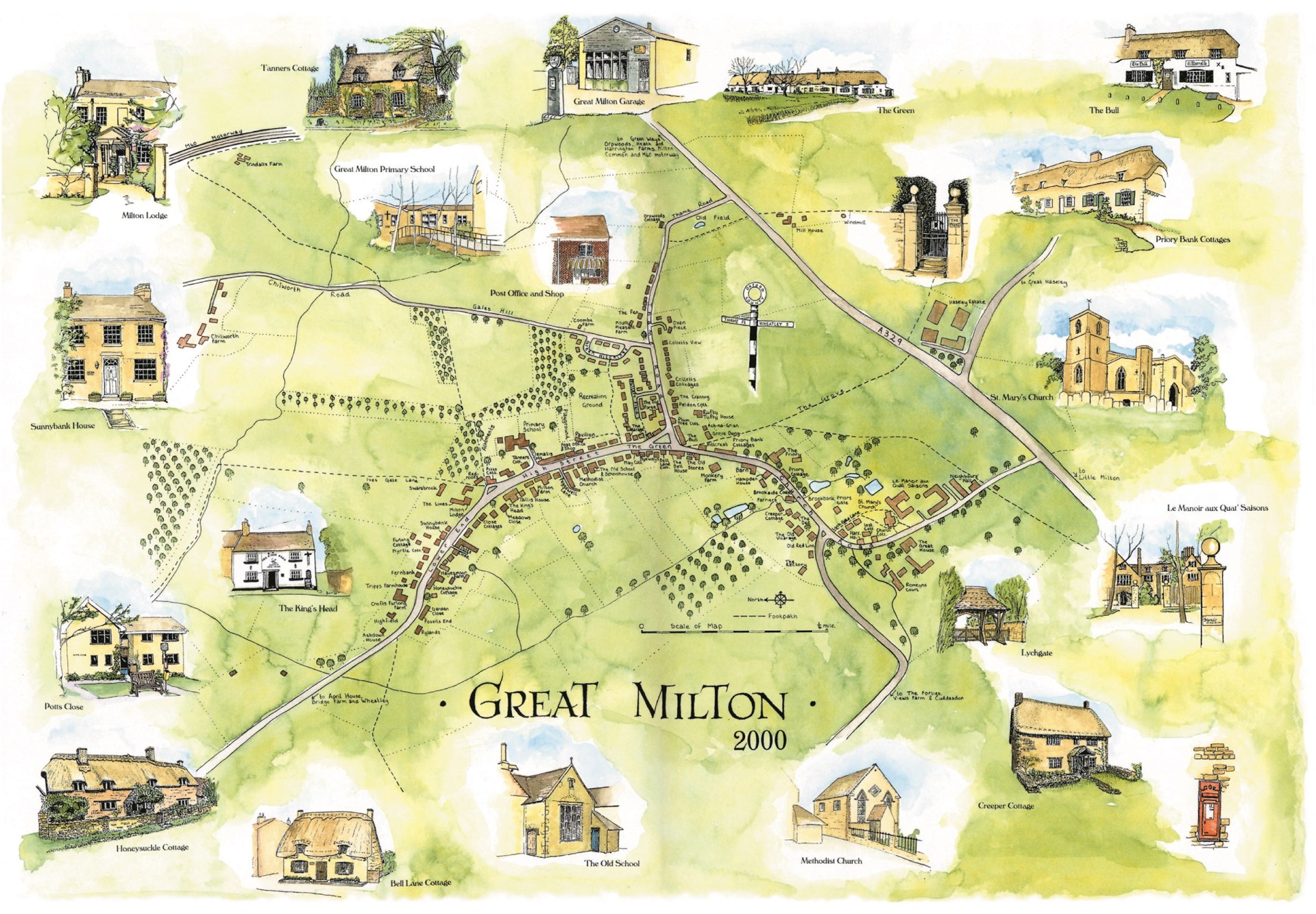 Great Milton Parish Council Map of Great Milton