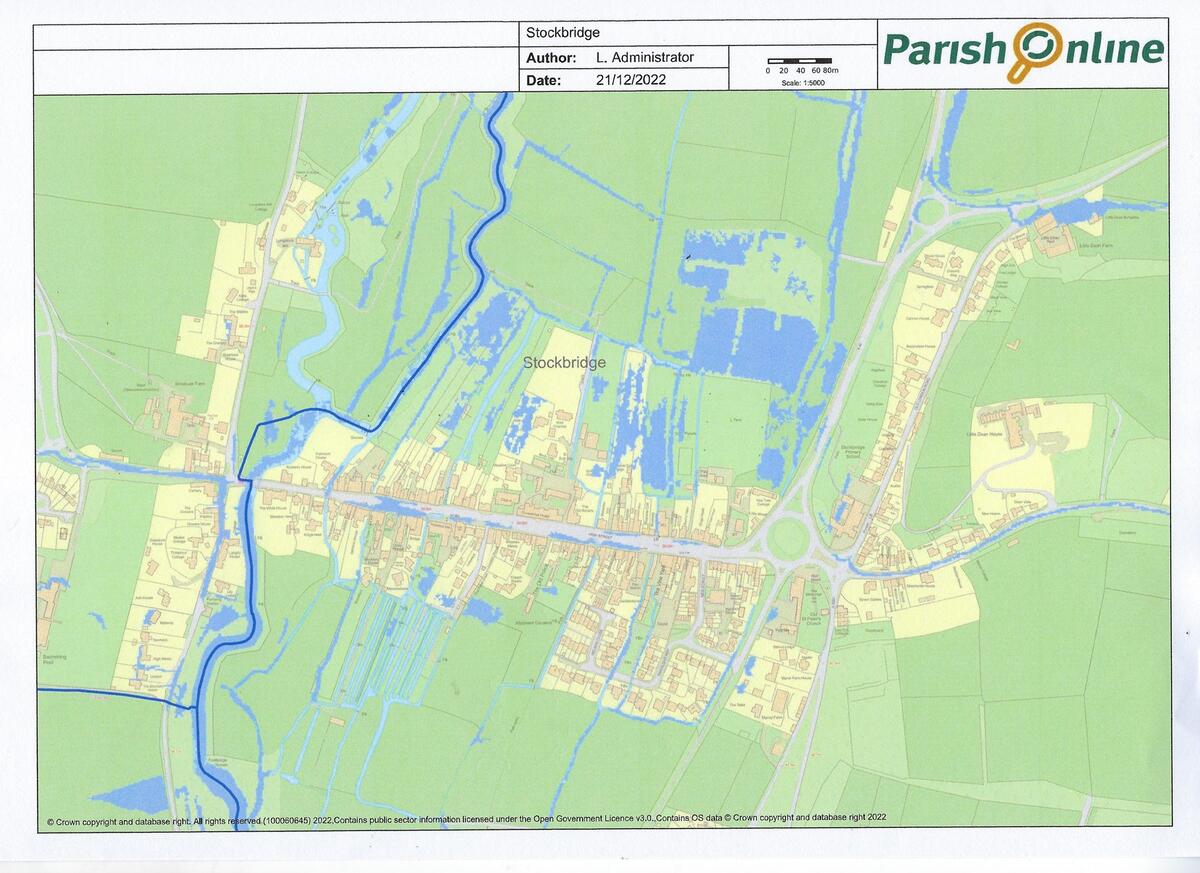 This map shows the likely extent of surface (or flash flooding). This map shows the likely extent of surface (or flash flooding).
