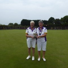 Ladies 4 wood singles - Winner Sandie Riggs