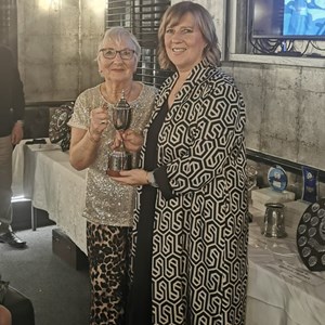 Hillingdon Ladies Pairs Winners - Ann & Sandra