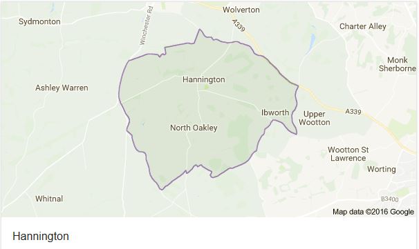Click to see the Hannington Parish map