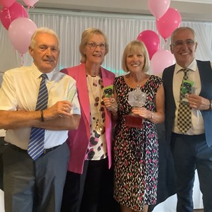 Club Triples Winners - Wendy Beasley, Gary Cooke, Dave Hall
